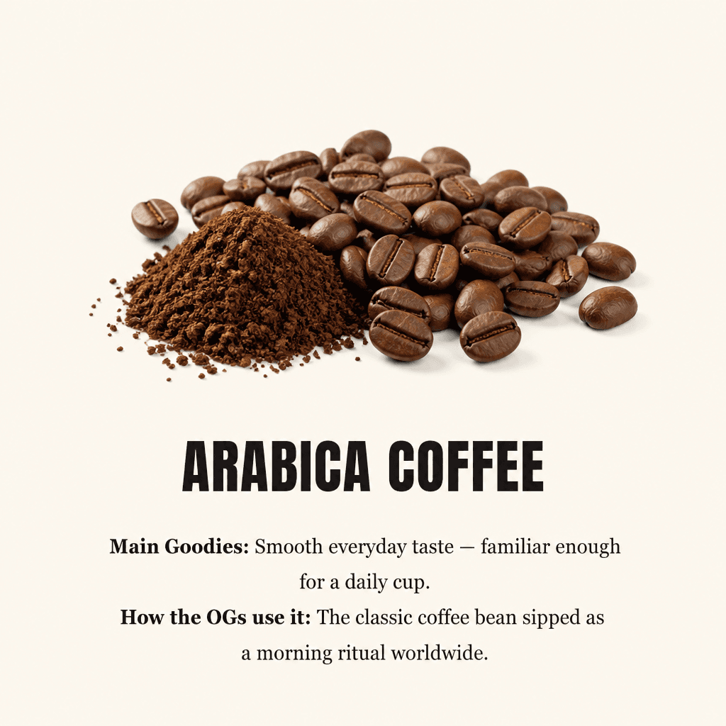 Arabica coffee — smooth everyday taste